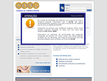 Tablet Screenshot of hscm.com.br